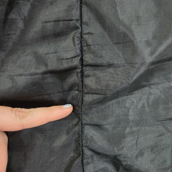 Ashro Skirt Womens 20 Black Blue Lace A Line Trumpet Classic Pleated Flare - Picture 13 of 13